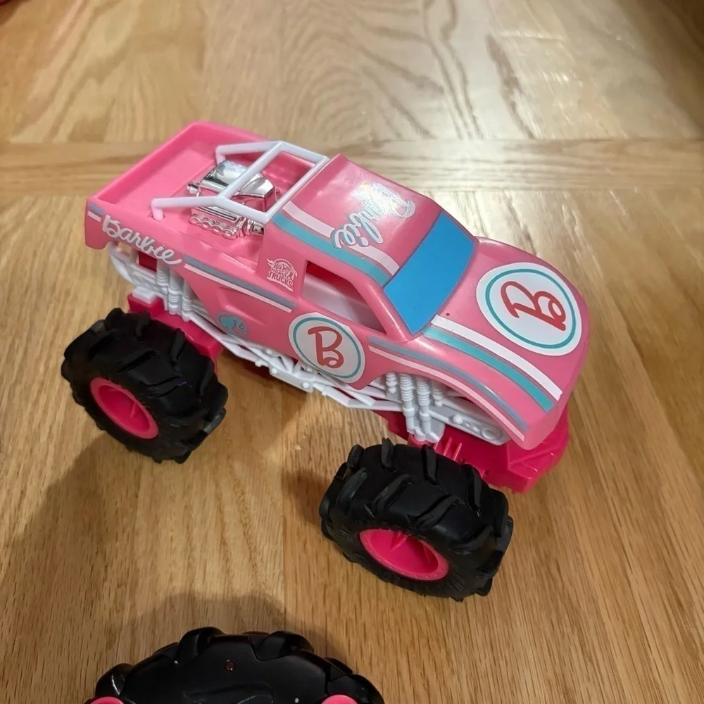Barbie Hot Wheels Monster Truck RC Car Toy Remote Pink